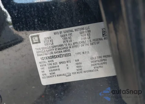 2017 Cadillac Xt5 Luxury from USA, damaged, VIN 1GYKNDRSXHZ319333